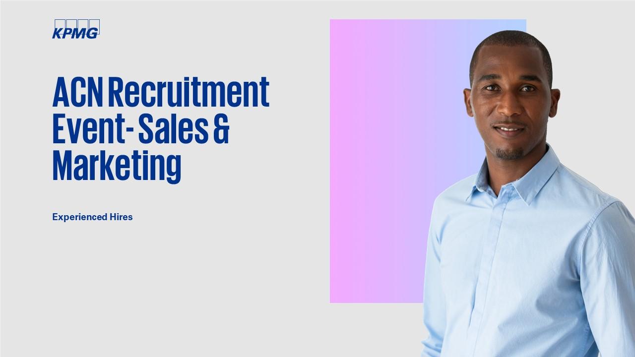 ACN Recruitment Event - Sales & Marketing